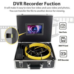 Dearsee <span class=keywords><strong>Endoscope</strong></span> de tuyau de câble de <span class=keywords><strong>15m</strong></span> étanche IP67 avec <span class=keywords><strong>endoscope</strong></span> de caméra d'inspection de vidange d'écran de 7 pouces - Product Image 6