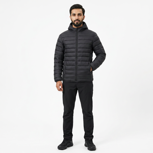 Luxury Outdoor <b>Warm</b> <b>Waterproof</b> Quilted Lightweight Insulated Soft Thermal Puffer Overcoat Stylish Stand Collar <b>Jacket</b> for Men - Product Image 1