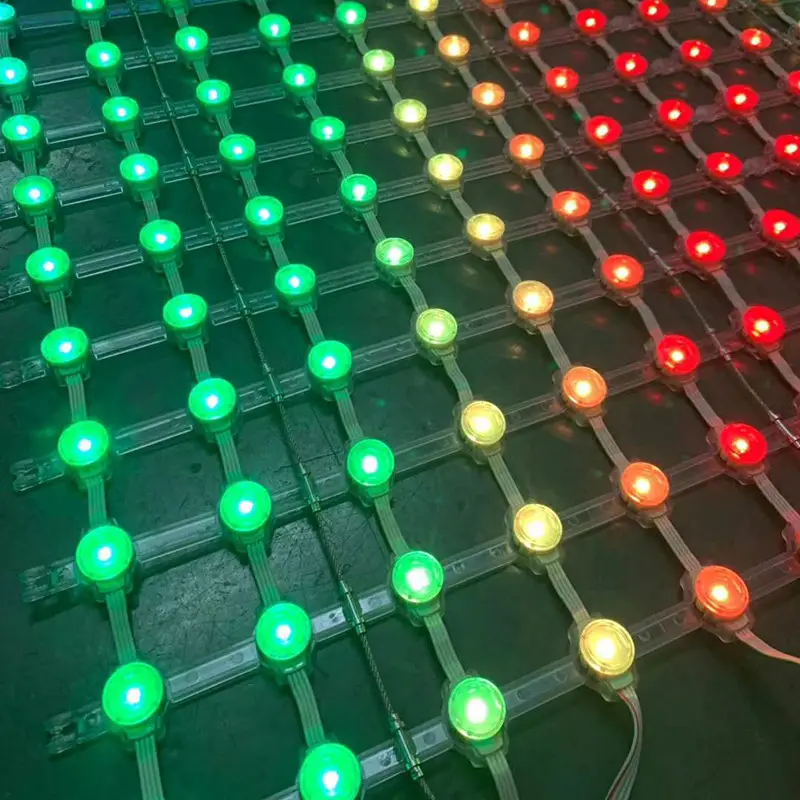 IP68 Pixel Control RGB LED-Licht DMX-Bildschirm modul 20mm Guter Preis LED-Modul Pixel Mesh-Bildschirm