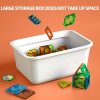 Jouets éducatifs créatifs, blocs d'assemblage magnétiques, ensemble de jouets STEM, jeux de construction magnétiques pour enfants