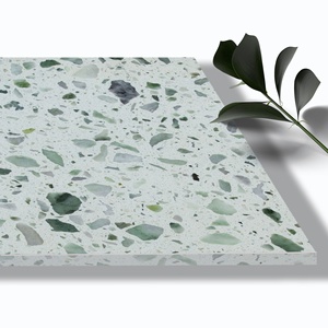 Azulejo <span class=keywords><strong>de</strong></span> <span class=keywords><strong>Terrazo</strong></span> Verde Antiguo <span class=keywords><strong>de</strong></span> 800x800 mm, Azulejos <span class=keywords><strong>de</strong></span> Porcelana Pulidos <span class=keywords><strong>de</strong></span> 20 mm, Estilo Moderno Sólido, Resistente a los Ácidos, para Habitaciones <span class=keywords><strong>de</strong></span> Hotel, Directo - Product Image 3