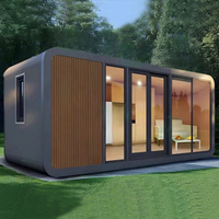 Maison conteneur modulaire mobile ISO CE de 20 pieds avec cuisine, salle de bain, bureau et cabine de couchage