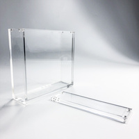 Vente en gros de boîte de rappel japonaise transparente en acrylique personnalisée serrure magnétique pour écarlate et violet première édition boîte non ouverte