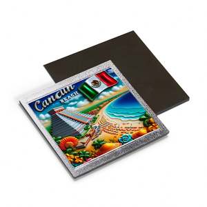 Imán Promocional con Logotipo Personalizado, Imanes de Nevera de Recuerdo de México Cancún, Imán para Refrigerador - Product Image 2