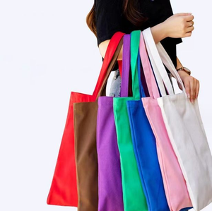 Sac fourre-tout en toile personnalisé multicolore, sac à main en toile non tissée avec logo imprimé sur mesure pour l'école, les courses, les événements professionnels - Product Image 4
