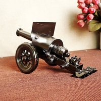 Métal Artisanat En Gros Rétro Creative Décoration De La Maison Vintage Cannon Modèle Jouets