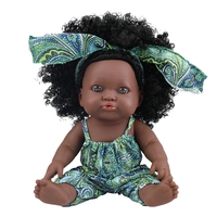 Boneka Bayi Karet Kuning Ramah Lingkungan 30cm Unisex, Boneka Fashion PVC & Plastik yang Cantik, Desain Gadis Lembut & Indah