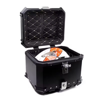 Boîte à bagages pour moto à dégagement rapide 45l, boîte supérieure en aluminium pour scooter, boîte de rangement pour moto, boîte arrière personnalisée