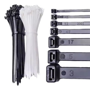 Bridas de nailon CHBASL de 350 mm con autobloqueo para uso industrial - Product Image 5