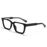 Monture de lunettes rétro unisexe style CP avec design à broches, tendance, bicolore, anti-lumière bleue, pour myopie, modèle CL 8649