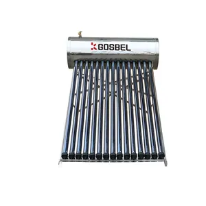 GOSBEL fornecedor 150l pressão solar integrado aquecedor de água calentador solar de água água solares 100L a 360L