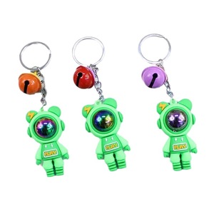 Cartoon Silicone Bell <b>Keychain</b> Random Color Non Toxic Gift For Girls And Kids - Product Image 3
