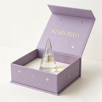Boîte à parfum en carton magnétique personnalisée, gaufrage, structure rigide robuste, finition mate, doublure EVA antichoc, emballage haut de gamme