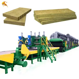Rock mineral wool fiber board production line production line of mineral wool plant for the production of basalt boards