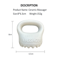 Offre Spéciale : Masseur en Céramique Grand Format, Outil de Massage Corporel et Facial Gua Sha en Céramique