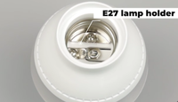 PDLUX PDDT-V01 prix d'usine support de lampe de capteur radar à 360 degrés avec prise E27