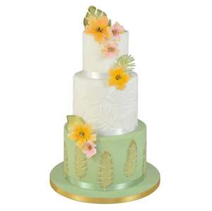 HY 4個トロピカルヤシの葉クッキーカッターガムペースト用フォンダンケーキツール - Product Image 6