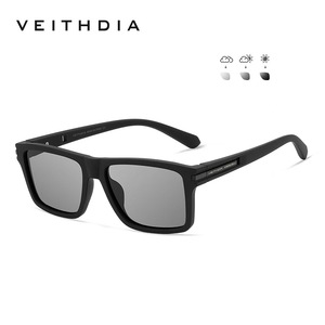 Óculos de Sol Masculinos Veithdia 7918 Oversized <span class=keywords><strong>Cat</strong></span> Eye TAC Antirreflexo com Bloqueio UV para Uso Diário, Praia e Direção - Lançamento 2026 - Lentes de Sol Fashion - Product Image 5