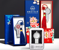 Clé USB rotative en métal de qualité supérieure, double interface USB Type C et USB A, OTG, coffret cadeau pour cadeaux d'entreprise