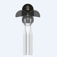 Stérilisateur de brosse à dents électrique double avec désinfection UVC+UVA et chargement Type-C pour couples