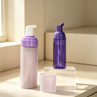 Bouteille en plastique vide pour mousse nettoyante, couleur personnalisée, avec pompe, pour lavage des mains et nettoyant visage, vente en gros