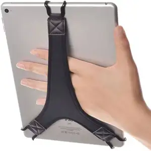 Yapears Aangepaste Driehoekige Vorm Tablet Pc Beugels Houder Met Riem Beveiliging Handriem Voor Ipad Voor Samsung Galaxy Tablet