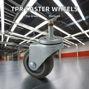 <span class=keywords><strong>Precio</strong></span> de fábrica, Material TPR de nailon, rueda giratoria fija, placa de 50mm de diámetro, oficina, sala de estar, cocina, dormitorio, muebles de baño - Product Image 3
