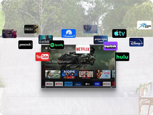 หน้าจอ Android 11 LCD 4K ขนาด43-85นิ้วทีวีกลางแจ้งกันน้ำสำหรับสวนหลังบ้านสระว่ายน้ำสระว่ายน้ำพร้อม <span class=keywords><strong>Chromecast</strong></span> - Product Image 2