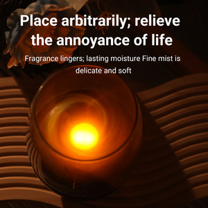 Difusor de Aroma Ultrasónico con Forma de Copa de Vino Tinto, Decoración para el Hogar, Humidificador LED con Luz Tipo Llama - Product Image 5