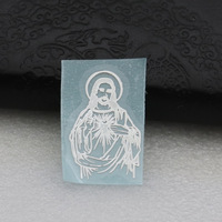 Personnalisé église christianisme chrétien vierge marie cuivre jésus croix ordinateurs portables ordinateurs autocollants en métal pour téléphone
