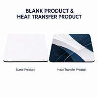 Tapis de souris vierges pour sublimation, tapis de souris en néoprène pour transfert thermique, tapis de bureau antidérapants pour le bureau, les jeux et les cadeaux promotionnels