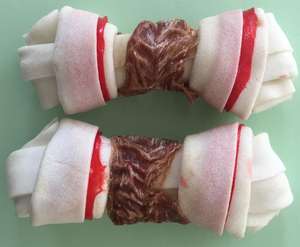 MERIENDA PARA MASCOTAS MARCA OEM 100% ALIMENTOS NATURALES SIN GRANO ALTA PROTEÍNA BAJA HUMEDAD PIEL ROJA PATO SECO CON 2,5 '4,5' DINGO 2P/5P/65g - Product Image 5