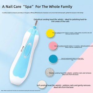 Coupe-ongles électrique professionnel au meilleur prix, coupe-ongles pour bébé silencieux et sûr, <span class=keywords><strong>lime</strong></span> à ongles pour bébé en gros - Product Image 3