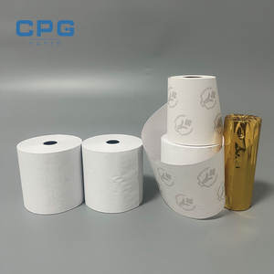 Papier thermique pour caisse enregistreuse, prix usine, 2 1/4 pouces (57 mm), sans BPA, 45 g/m², rouleau de papier thermique lisse pour restaurant - Product Image 1