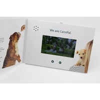 Fabricant fournisseur de fournitures artisanales écran 7 pouces, livret de vœux d'affaires, livre cadeau personnalisé, affiche vidéo lcd