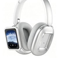 Casque Bluetooth à réduction de bruit pour les voyageurs d'affaires en avion avec écran LCD et fonction MP3 pour la maison, le bureau et les voyages