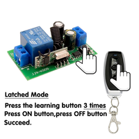 Module récepteur de relais sans fil 433 MHz AC110V 220V 10A 1CH pour interrupteur à distance marche/arrêt pour ampoules LED DIY chipwelldone