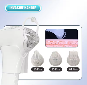 Máquina de Belleza con Microcristales Recubiertos de Oro con Doble Mango para Tratamientos Cutáneos Invasivos y No Invasivos - Product Image 2
