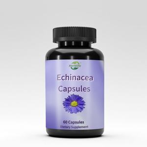 Suplemento de Equinácea Pura y Natural ODM OEM, Cápsulas de Equinácea Orgánica para el Apoyo Inmunológico - Product Image 1