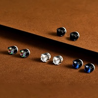 Boucles d'oreilles magnétiques tendance CZ 2026 sans perçage, en acier inoxydable, clips d'oreille pour hommes et femmes, bijoux punk faux piercing