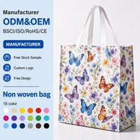 Sac fourre-tout de voyage personnalisé avec logo laminé, non tissé, imperméable, pliable, réutilisable, écologique, pour les escapades de week-end, sac à bandoulière pour l'extérieur