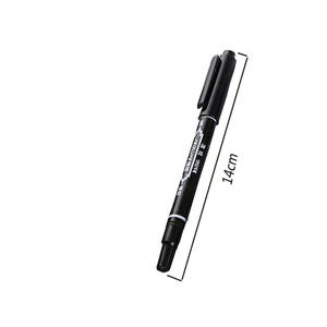 Siyah/mavi/kırmızı <span class=keywords><strong>3</strong></span> renkler hiçbir silme su bazlı mürekkep çift ipuçları işaretleyici kalem toksik olmayan mürekkep ile iyi fiyat kalem işaretleyici - Product Image 4