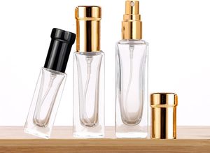 Flacon de parfum vide en gros, format poche, 10 ml, échantillons, atomiseur de parfum 10 ml, flacon en verre carré format voyage, vaporisateur de parfum fin - Product Image 5