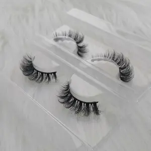 d802-f natural eyelashes clusters lashes packaging box eyelash wholesale natural packaging box eyelash cat eye fox eye