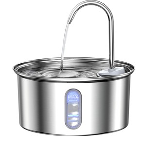 Bebedero Automático Inteligente para Mascotas (Perros y Gatos) de 3.2L, Cuerpo de Acero Inoxidable, Dispensador con Forma de Grifo, para Exteriores, con Filtro - Product Image 5