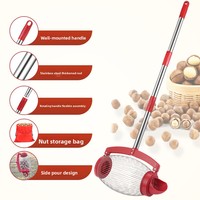 Hot-Selling Inverted Nut Collector Noyer Picker Chestnut Golf Ball Retriever Tool Side-Inverted Nut Collector Walnut Golf