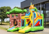 Château gonflable avec toboggan, combo de conte de fées de chine, haute qualité, château gonflable, avec toboggan, prix d'usine