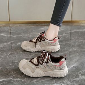 Zapatillas de mujer con suela gruesa, de malla, estilo feo-bonito, que aumentan la altura, modernas y versátiles, informales, novedad de verano 2026 - Product Image 6