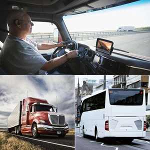 Cámara de Visión Trasera Impermeable de 12V-24V y 4 Pines con Monitor a Color HD de 7 Pulgadas y <span class=keywords><strong>18</strong></span> LED de Visión Nocturna para Caravana, Autocaravana, Camión, Remolque - Product Image 5