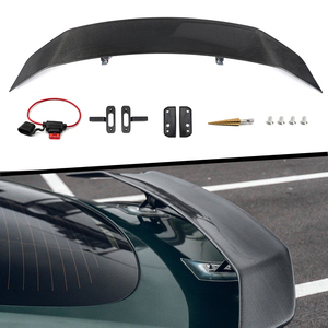Aileron arrière électrique réglable en fibre <span class=keywords><strong>de</strong></span> carbone pour <span class=keywords><strong>Tesla</strong></span> <span class=keywords><strong>Model</strong></span> <span class=keywords><strong>3</strong></span>/Y, à fixer par perçage et boulonnage, sans éclairage, couleur carbone d'origine - Product Image 1